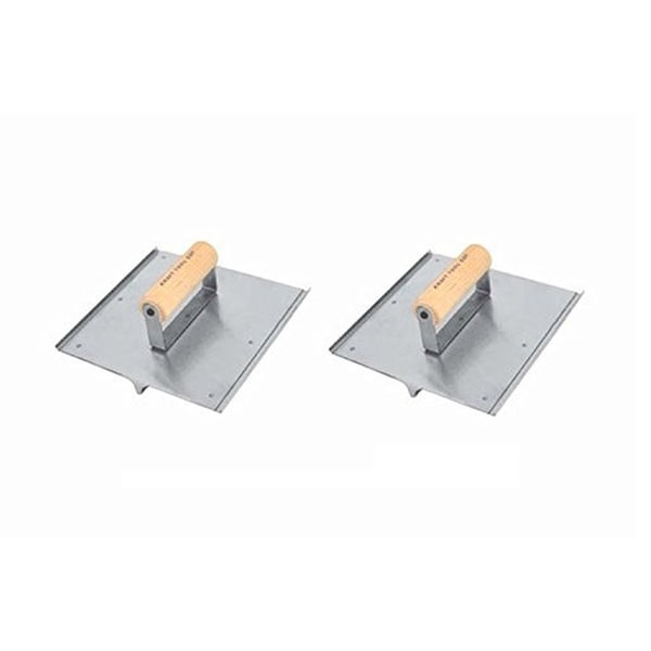 Co. CF026 8 in. x 8 in. Stainless Steel Hand Groover with Wood Handle, 2PK